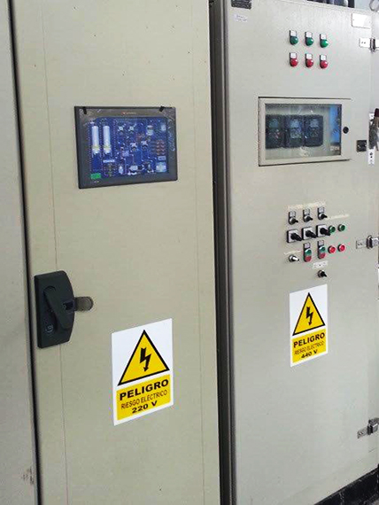 Tablero de Control de Planta de Desorción