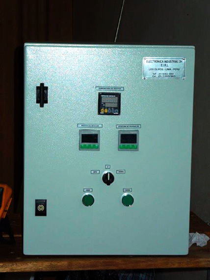 Tablero de control de Caldero
